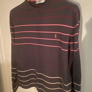 Yves Saint Laurent Men’s Large Lightweight Cotton Spring Sweater